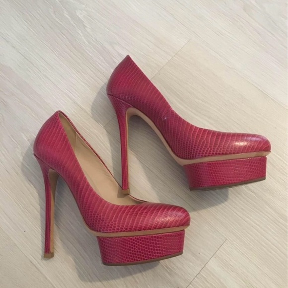 Lezilla Heels - Pink - EUR 37 US 6.5 Made in Italy - Picture 6 of 6